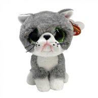 Мягкая игрушка TY Beanie Boo\'s Серый котик Fergus, 22 см 36581