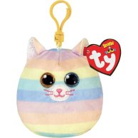 Мягкая игрушка-брелок TY Squish-a-Boo\'s Котенок Heather 39561