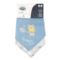 Слюнявчик Canpol babies муслиновый 2 шт. BONJOUR PARIS голубой 26/900_blu