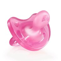 Пустышка Chicco Physio Soft силиконовая от 6 до 16 мес., розовая 02712.11.00.00