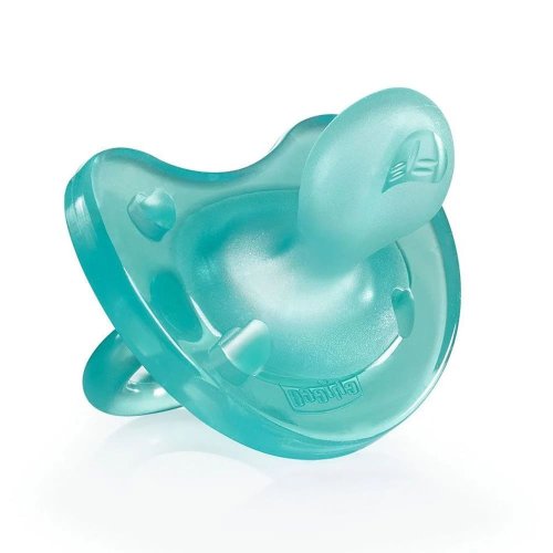 Пустышка Chicco Physio Soft силиконовая от 16 до 36 мес., голубая 02713.21.00.00