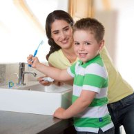 Зубная щетка Chicco 3-6 лет, голубая 09079.20.10