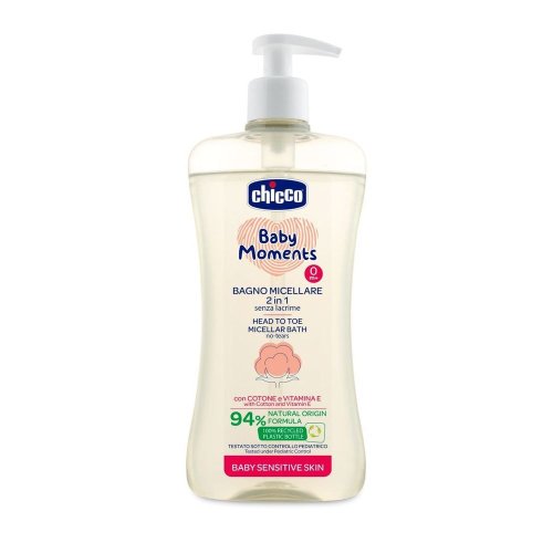 Мицеллярный шампунь-гель Chicco для чувствительной кожи Baby Moments, 500 мл 10241.00