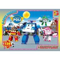 Пазл ТМ "G-Toys" из серии "Робокар Полли", 126 элементов