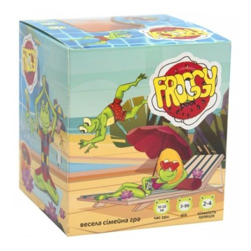 Настольная игра STRATEG "Froggy Pool" (укр) (30352)