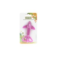 Прорезыватель Baby Team Дельфин, силиконовый, розовый 4015BT
