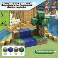 Магнитный конструктор Minecraft Майнкрафт 27 деталей Z02A