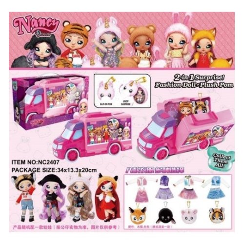 Игровой набор с куклой в машине (NC2407)