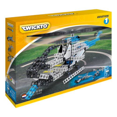 Конструктор TWICKTO #1 АВИАТОР,КОСМИЧЕСКИЙ,ГРУЗОВОЙ САМОЛЕТ,318деталей