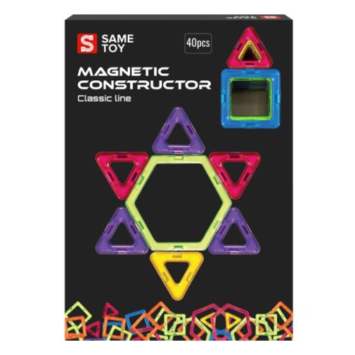Магнитный конструктор Same toy Classic line 40 деталей MCST-40