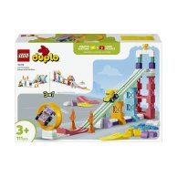 Конструктор Lego Duplo Town 3 в 1 Интересные горки и трамплины с автомобилями, 111 деталей 10478
