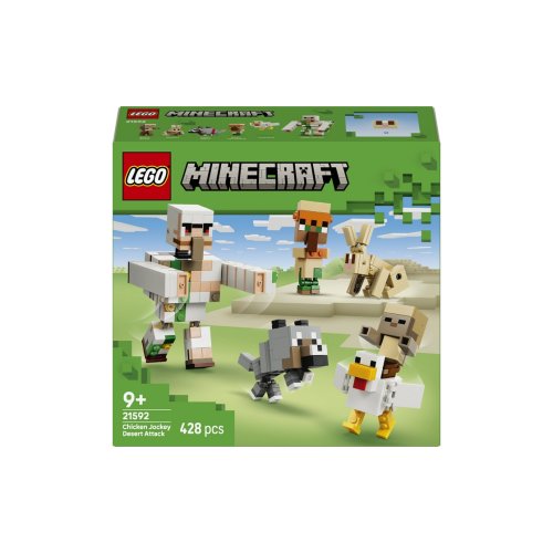 Конструктор Lego Minecraft Куриный Жокей: атака в пустыне, 428 деталей 21592