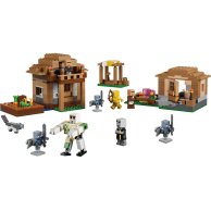Конструктор Lego Minecraft Нападение вызывателя на деревню, 607 деталей 21596