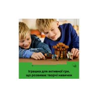 Конструктор Lego Minecraft Нападение вызывателя на деревню, 607 деталей 21596