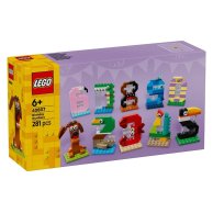 Конструктор Lego Iconic Цифры на день рождения, 281 деталей 40807