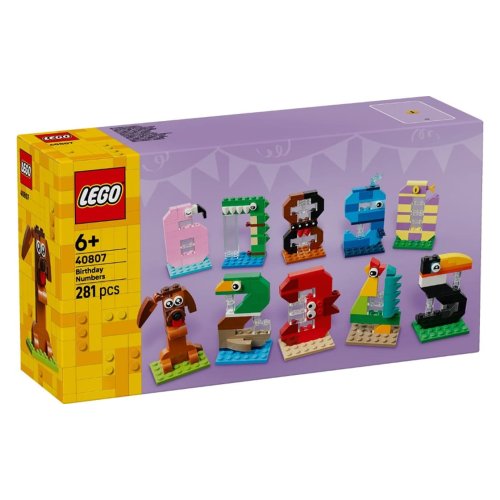 Конструктор Lego Iconic Цифры на день рождения, 281 деталей 40807