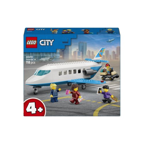 Конструктор Lego City Пассажирский самолет, 118 деталей 60492