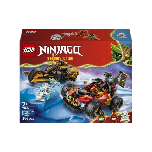 Конструктор Lego Ninjago Комбинированные машины Кая и Коула, 394 детали 71864