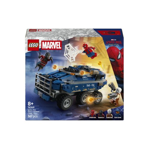 Конструктор Lego Marvel Человек Паук: Погоня за тюремной машиной, 367 деталей 76349