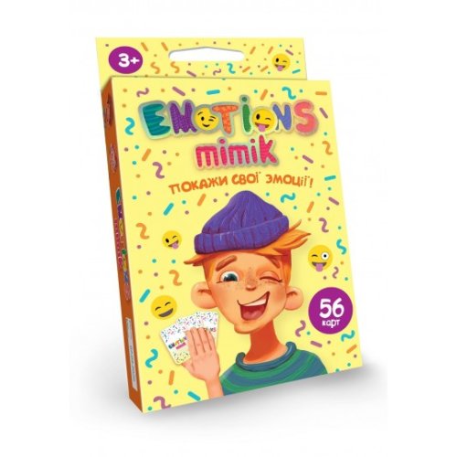 Карточная игра "Emotions Mimik" (укр) (EM-01-01U)