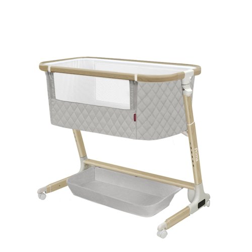 Детская кроватка Carrello Prima приставная CRL-16503 Cloud Grey