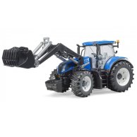 Машина Bruder трактор New Holland T7.315 с погрузчиком 03121