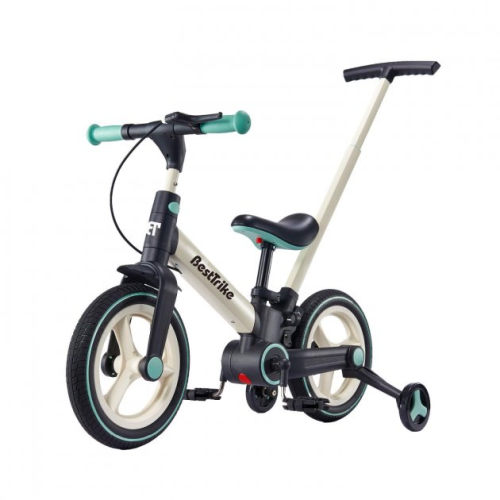 Велосипед-трансформер Best Trike, колеса PU 12", черно-голубой BT-61514