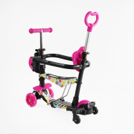 Самокат 5в1 Best Scooter с доп. колесами, подсветкой и бампером LS-78960