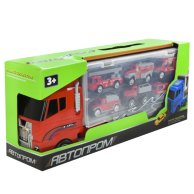 Игровой набор Автопром Трейлер с машинками PS006-2