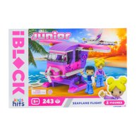 Конструктор Kids Hits IBlock Junior Полет на гидросамолете, 244 деталей KH08/006/4