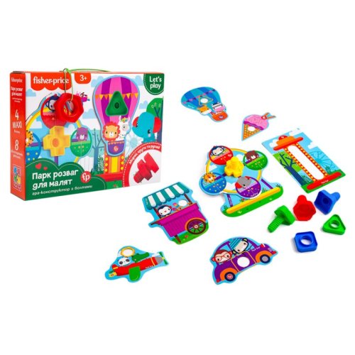 Игра-конструктор "Fisher-Price. Парк развлечений для малышей" VT2905-21 (укр)