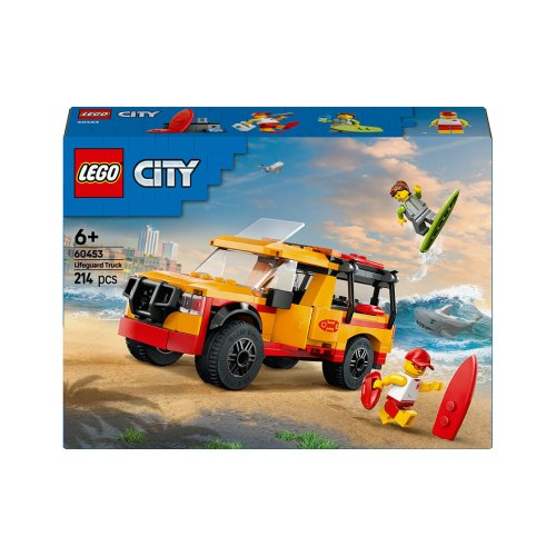 Конструктор Lego City Пляжный спасательный грузовик, 214 деталей 60453