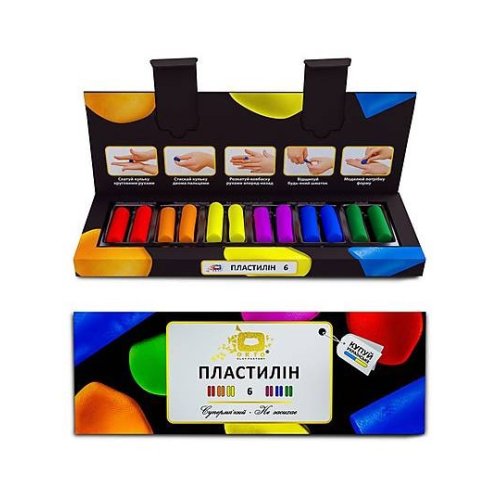 Набор пластилина TM OKTO 6 цветов (91001)