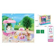 Игровой набор "Животные флоксовые "Мороженое-машина  (MBE18-6")