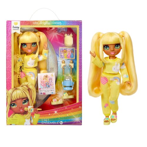 Кукла Rainbow High Junior High PJ Party Санни, с аксессуарами 503682