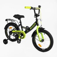Детский велосипед Corso Maxis двухколесный колеса 16 дюймов, желтый CL-16338
