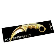 Сувенирный нож, СУВЕНИР - ДЕКОР модель «керамбит GOLD» (KAR-G)