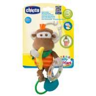 Мягкая игрушка-погремушка Chicco Обезьянка 00907.00
