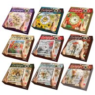 Комплект креативного творчества "Decoupage Clock" (10), DKС-01-06,07,08,09,10
