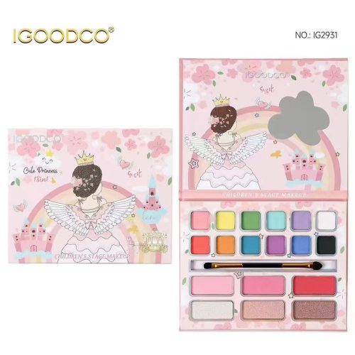 Косметика IGOODCO IG2931 тени для век, румяная 18 цветов