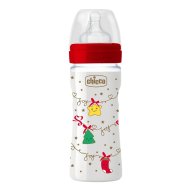 Бутылка пластиковая Chicco Well-Being 250 мл. соска силиконовая от 2 месяцев норм. поток 55622.00