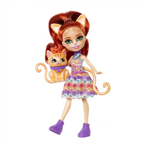 Кукла Mattel Полосатая кошечка Тарла Enchantimals HHB91