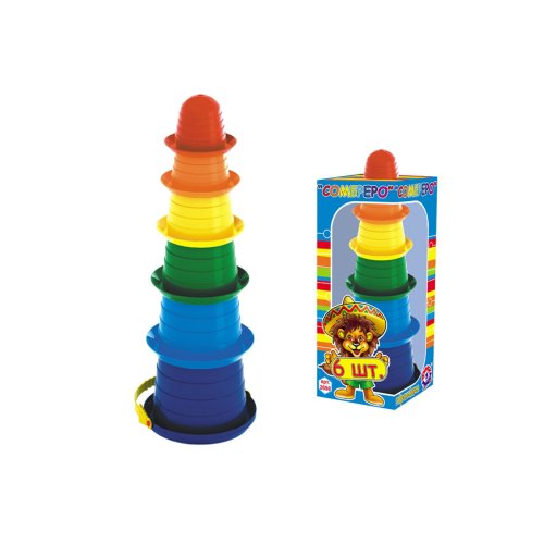 Игрушка пирамидка "Самбреро 2 ТехноК" (2698)