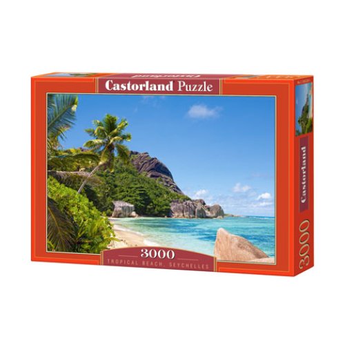 Пазлы Castorland Тропический пляж, Сейшелы, 3000 деталей C-300228