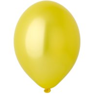 Гелиевый шар латексный металлик лимонный (1102-0053)