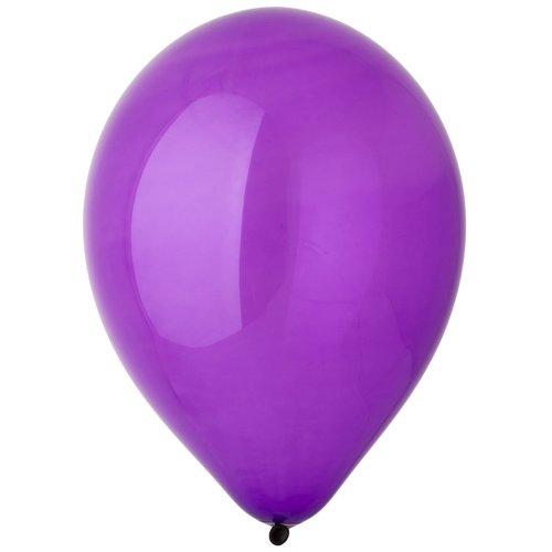 Гелиевый шар латексный кристалл Purple 12" (1102-1639)