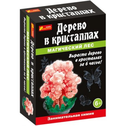 Набор для опытов Дерево в кристаллах (красное)