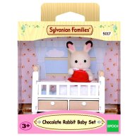 Sylvanian Families Шоколадный кролик в кроватке