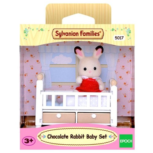 Sylvanian Families Шоколадный кролик в кроватке