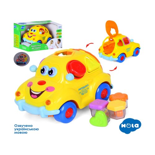 Музыкальная игрушка Hola Сортер Автошка, укр 9170 UA